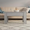 vidaXL Coffee Table Gray Sonoma 39.8"x19.3"x20.5" Engineered Wood - 3 of 4