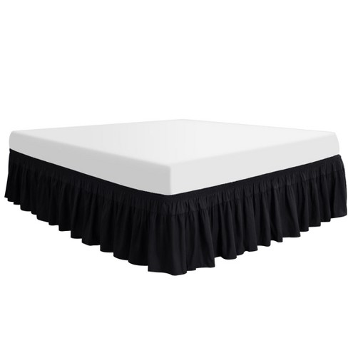 PiccoCasa Elastic Ruffled Brushed Soft Platform Drop Bed Skirts 16" 1 Pc - image 1 of 3