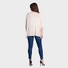 24seven Comfort Apparel Womens Elbow Sleeve Open Cardigan - 2 of 3