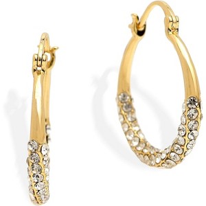 Sonateomber Large Chunky Gold Hoop Earrings for Women | Statement Huggie Jewelry - 1 of 4