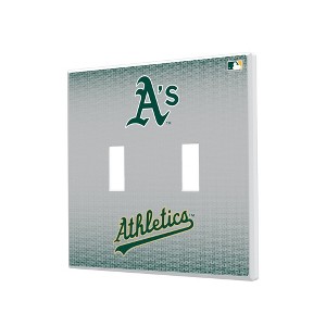 MLB American League Teams Linen Hidden-Screw Light Switch Plate for Double Toggle - 1 of 4