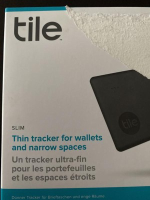 Tile Slim 1-Pack. Thin Bluetooth Tracker Wallet Finder 819039022644