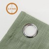 Awesome Home  Linen Blend Privacy and Light Filtering Texture Grommet Pair(2 Panels) - 3 of 4