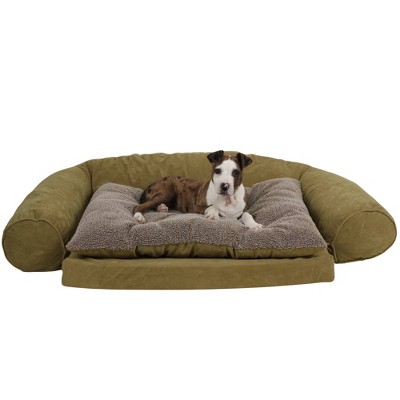 Carolina Pet Company Ortho Sleeper Comfort Couch Dog Bed - Sage