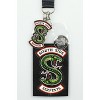 Riverdale Southside Serpents ID Lanyard Badge With 2" Rubber Charm Pendant Black - image 2 of 4