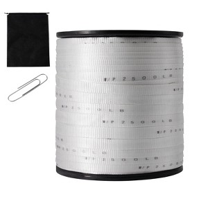 VEVOR Polyester Pull Tape, 3/4" x 1053' Mule Tape Flat Rope, 2500 lbf Tensile Capacity, Printed Webbing Cable Pulling Tape - 1 of 4