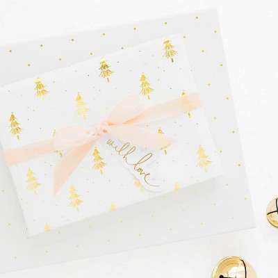 gold gift wrapping paper