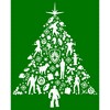 Men's Guardians of the Galaxy Holiday Special Silhouettes Christmas Tree T-Shirt - 2 of 4