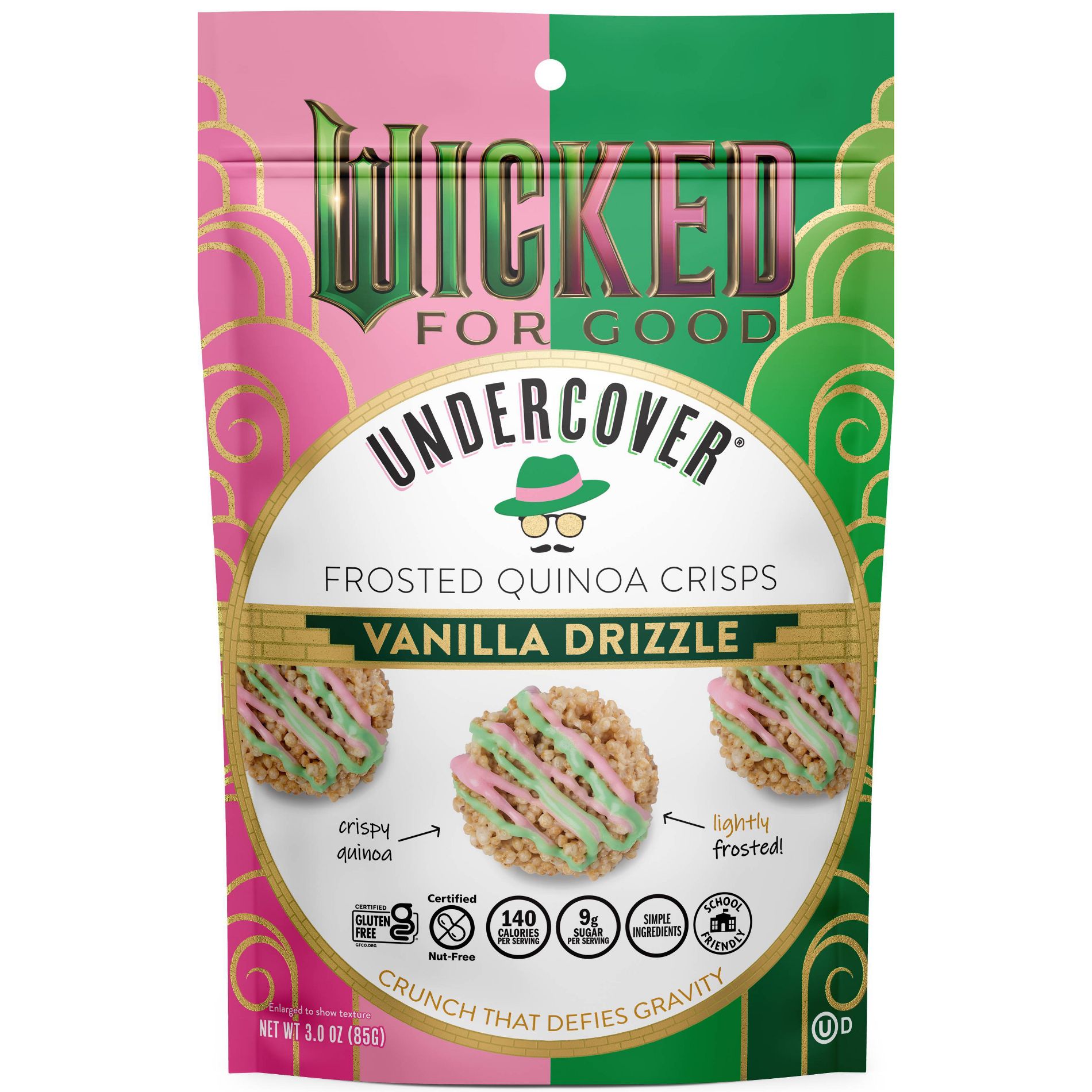 Undercover Wicked Vanilla Drizzle Snacks - 3oz
