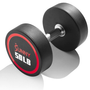 Round Urethane Dumbbells | Singles & Sets 5–50 LBS - 1 of 4