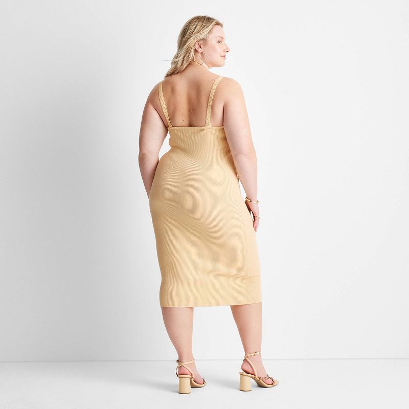 Women's Sweetheart Open-Work Stitch Midi Dress - Future Collective™ with Jenny K. Lopez, 2 of 6