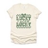 Simply Sage Market Lucky Stacked Coquette Short Sleeve Tee - 2 of 4