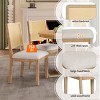 YOOCOZZ 5-Piece Solid Wood Double-Layer Extendable Round Dining Table Set - 4 of 4