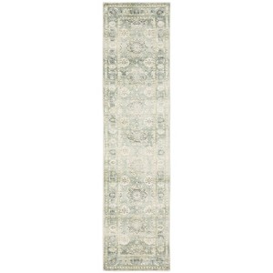 Salina Muted Traditional Rug Silver/Ivory - Captiv8e Designs - 1 of 4