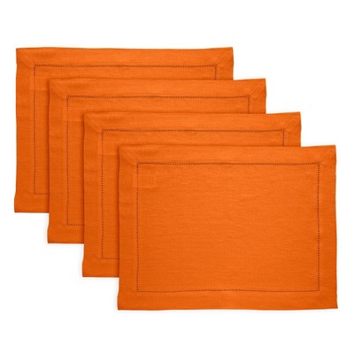 Solino Home Linen Hemstitch Placemats | Sonoma