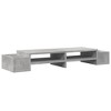 Aghana Digitals Concrete Grey Engineered Wood Monitor Riser with 4 Storage Slots, Ergonomic Design, - 2 of 4