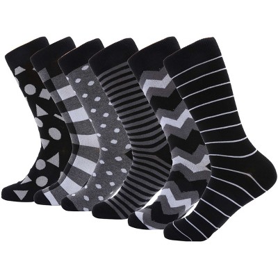 Mio Marino Men's Colorful Funky Dress Socks 6 Pack,size: 13-15 : Target