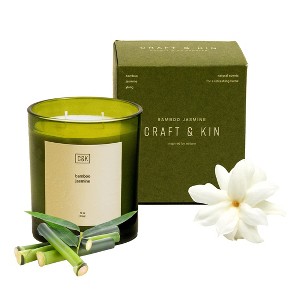Craft & Kin Premium Aromatherapy Soy Green Candle - 1 of 4