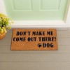 28" x 16" Nature Coir Mat, Don't make me - 2 of 4