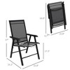 PAGED Set of 2 Patio Dining Chairs,Modern Rattan Outdoor Dining Chairs with Cushion and Backrest,Chairs Suitable for Patio,Garden - 3 of 4