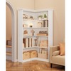 Corner Bookshelf 70.8 Inch Farmhouse Corner Bookcase, Tall Bookshelf with Storage Large Bookcase with Storage - 3 of 4