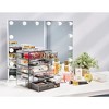 Sorbus Acrylic Makeup Organizer and Storage Case for Makeup & Jewelry - Black (4 Large, 2 Small Drawers) - 2 of 4