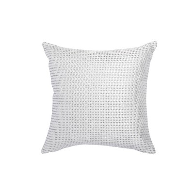 18"x18" Mini Diamond Square Throw Pillow White - Sure Fit