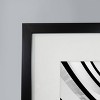 8" x 10" Matted to 4" x 6" Thin Gallery Image Frame Beveled Mat Black - Threshold™: Modern Wall Decor, MDF Material - 3 of 4
