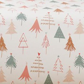 christmas trees multicolor