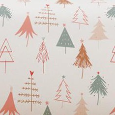 christmas trees multicolor