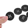 Unique Bargains Resin Snap Fastener Round Flat 4-Hole Sewing Buttons 10 Pcs - 4 of 4