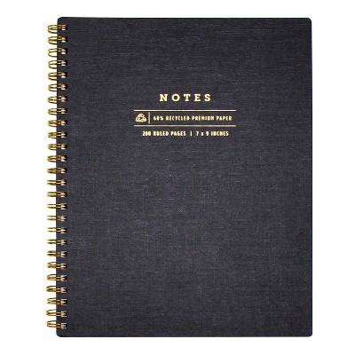 Photo 1 of greenroom Lined Journal Hardcover - Black