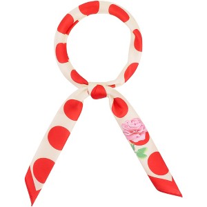 INSPIRE CHIC Women's Polka Dot Square Neckerchief Headband 27.56*27.56 inches(L*W) - 1 of 4