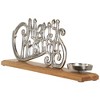Northlight "Merry Christmas" Metal Sign Votive Candle Holder -15.5" - 3 of 4