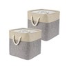 Apex Vanguards 2-Piece Gray Beige Collapsible Closet Storage - 3 of 3