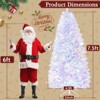 GOTGELIF White Christmas Tree with Twinkling Lights Xmas Decoration - 4 of 4
