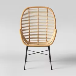 Lily Rattan Armchair with Metal Legs - Assembly Required - Opalhouse™