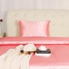 PiccoCasa Polyester Solid Color Reversible 2 Pcs 1 Duvet Cover and 1 Pillow Case - 4 of 4