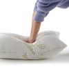 Cheer Collection Shredded Memory Foam Body Pillow with Washable Cover (54" x 19") - 2 of 4