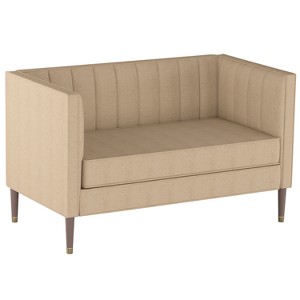 Soriano Channel Tufted Chaise Aiden Almond - Project 62 , Aiden Brown