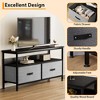 Dresser TV Stand,50 Inch TV Stand for Bedroom Small TV Stand Dresser with Drawers and Shelves, TV & Media Console Table Furniture for Living Room - 3 of 4