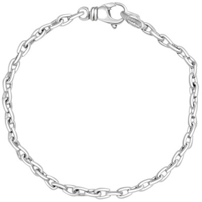Pompeii3 Men's Link 14k Gold (16gram) or Platinum (25gram) 4mm Bracelet 8.5"