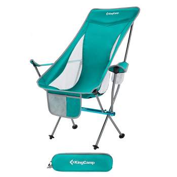 KingCamp Lightweight Highback Camping Chair with Cupholder & Pocket