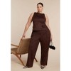 ELOQUII Faux Suede Flap Top - 4 of 4