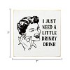 Slickblue Rustic Bar Decor Sign 7x7 – Solid Wood Plaque with Funny Quote, Shelf or Wall Display, 10 Color Options - 3 of 3