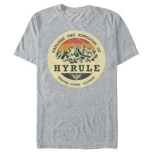 Men's Nintendo Legend of Zelda Explore Hyrule T-Shirt - 1 of 4