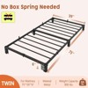 Jojoka Metal Bed Frame, Heavy Duty Platform with 800 lbs Support, No Box Spring Needed, Easy Tool-Free Assembly, Noise-Free Design - 2 of 4
