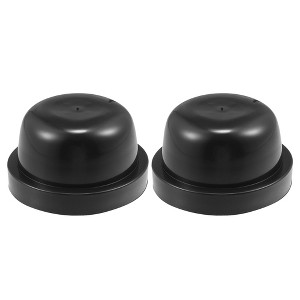 Unique Bargains Car Rubber Housing Seal Caps Headlight Dust Cover 2Pcs - 1 of 4
