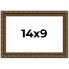 PosterPalooza | Photo Size Sculpted Gold Picture Frame - UV Acrylic, Foam Board Backing, Hanging Hardware - 2 of 4