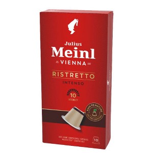 Julius Meinl Ristretto Intenso Coffee Nespresso Biodegradable Capsules 10ct - 1 of 4